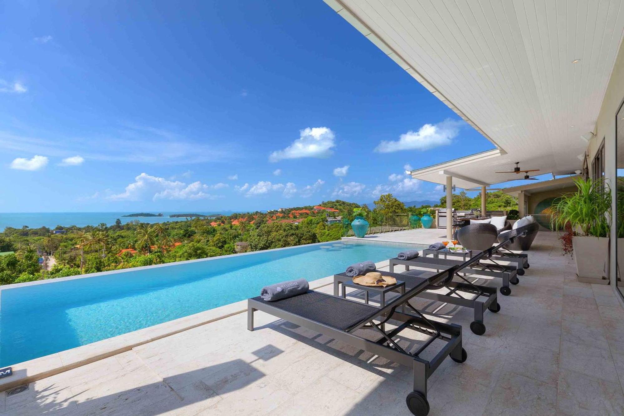 Sunset Estates - Samui Luxury Villas Choeng Mon Kültér fotó