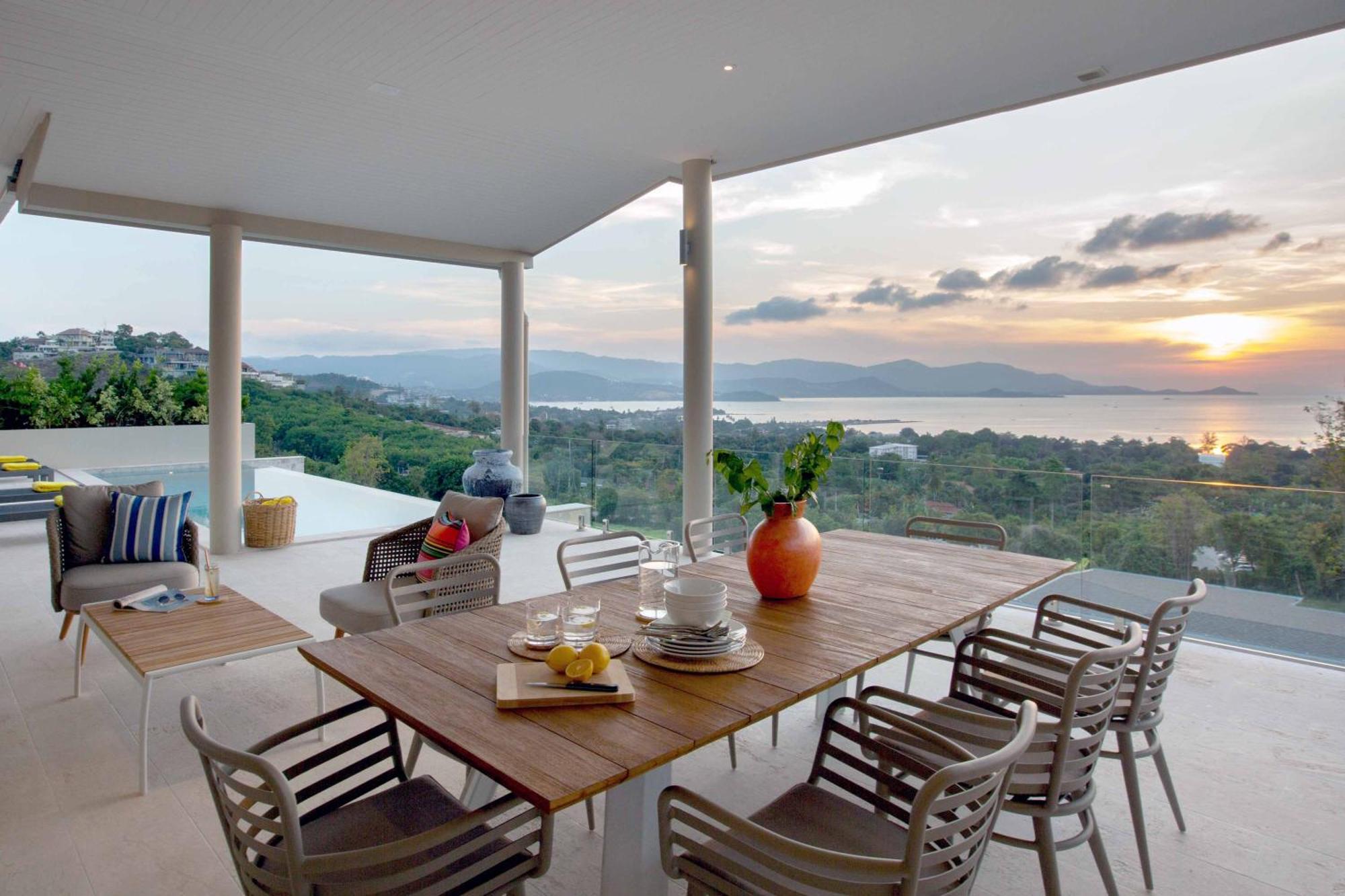 Sunset Estates - Samui Luxury Villas Choeng Mon Kültér fotó
