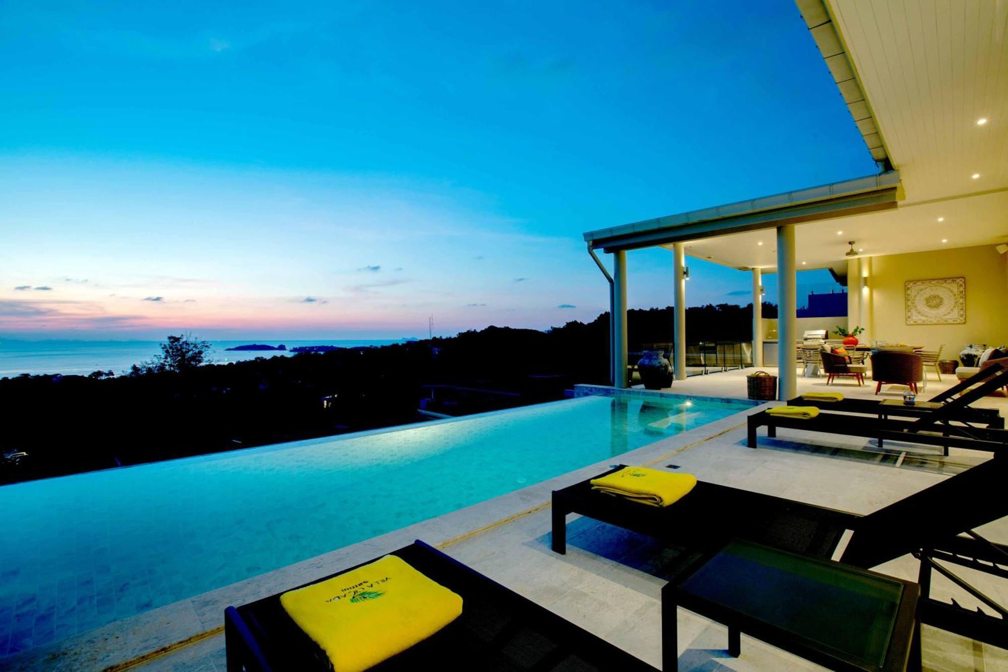 Sunset Estates - Samui Luxury Villas Choeng Mon Kültér fotó
