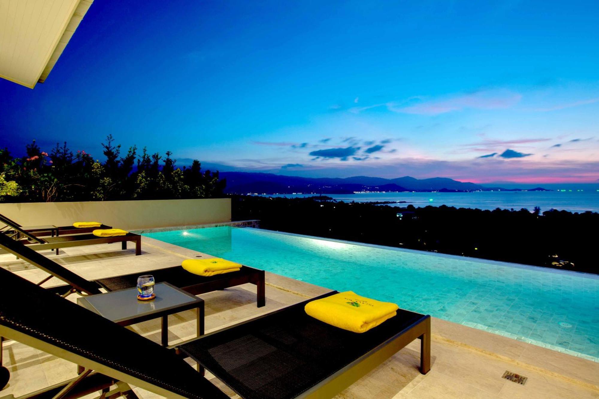 Sunset Estates - Samui Luxury Villas Choeng Mon Kültér fotó