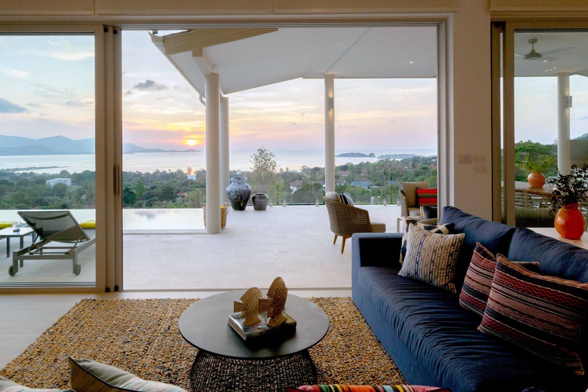 Sunset Estates - Samui Luxury Villas Choeng Mon Kültér fotó