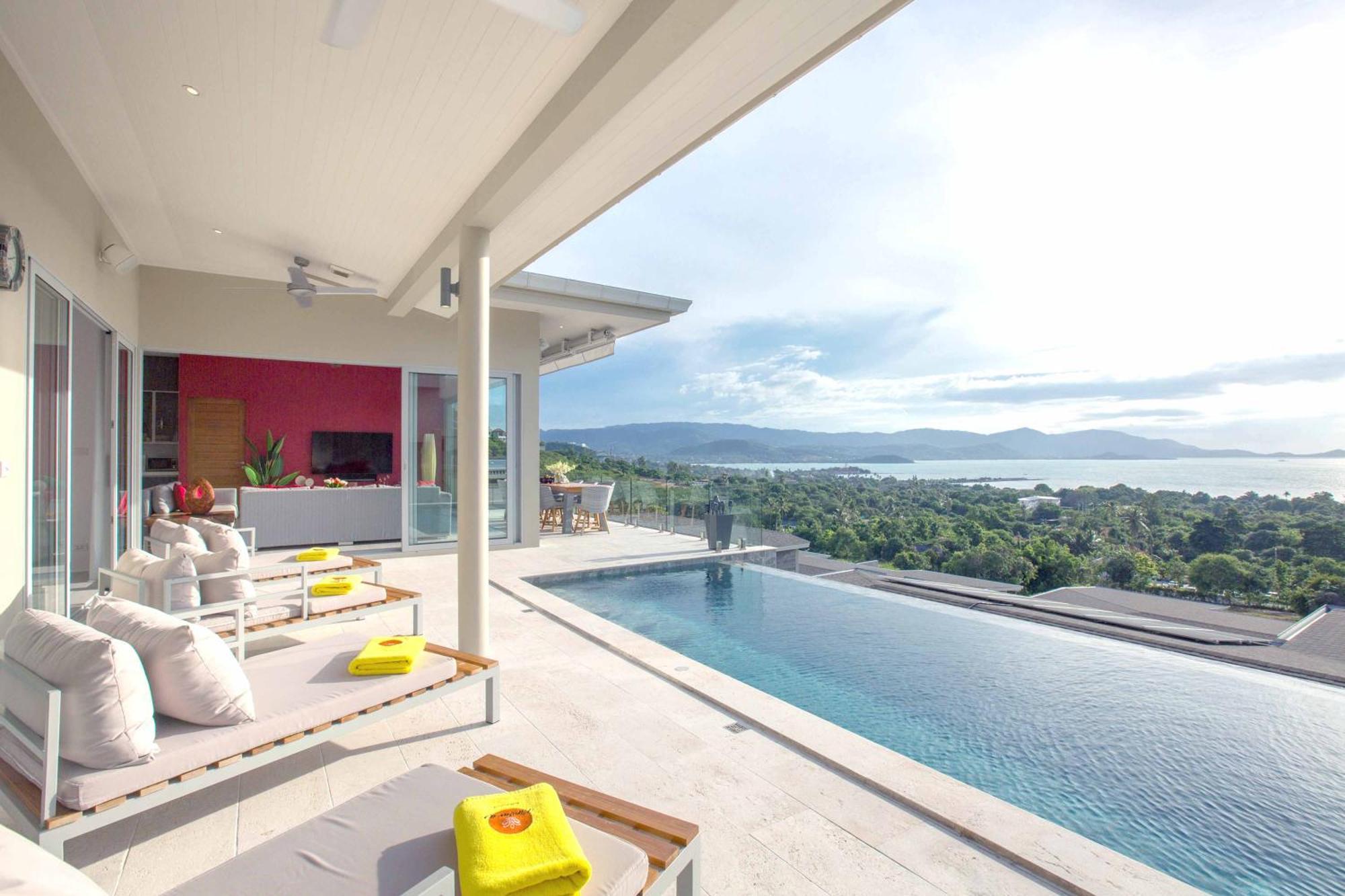 Sunset Estates - Samui Luxury Villas Choeng Mon Kültér fotó