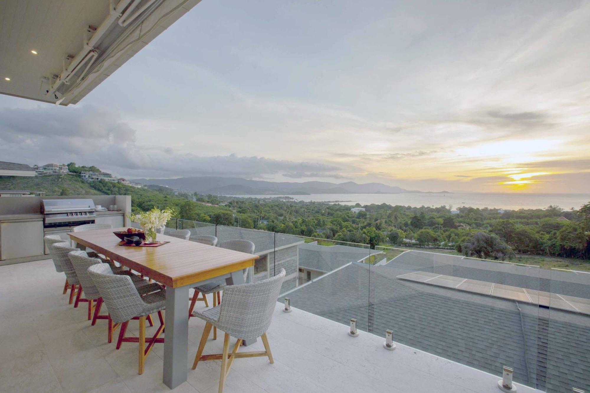 Sunset Estates - Samui Luxury Villas Choeng Mon Kültér fotó
