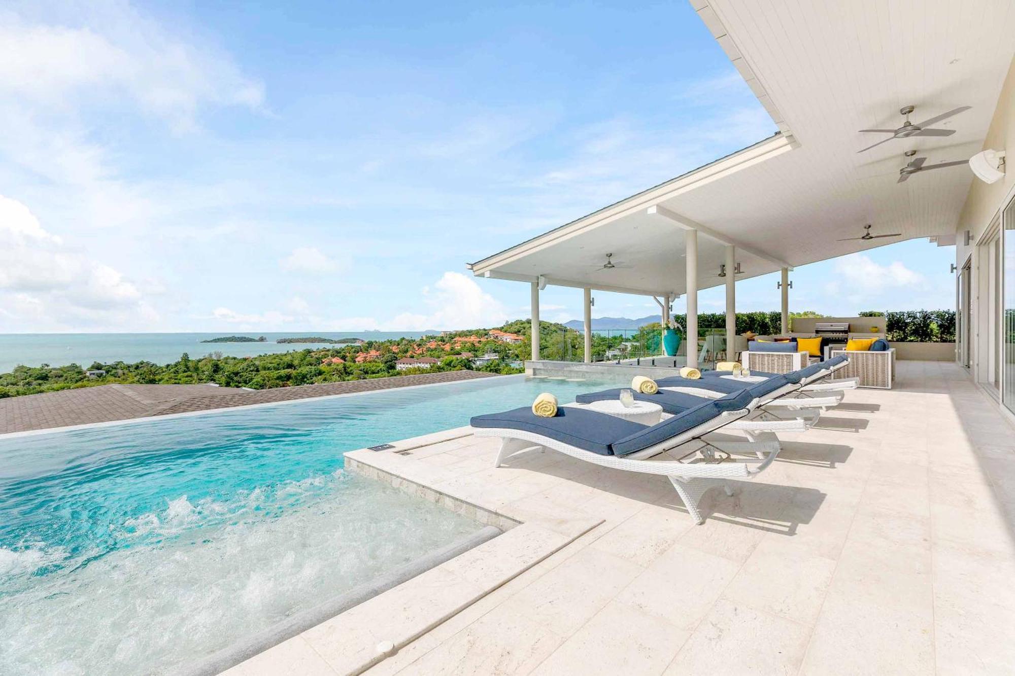 Sunset Estates - Samui Luxury Villas Choeng Mon Kültér fotó