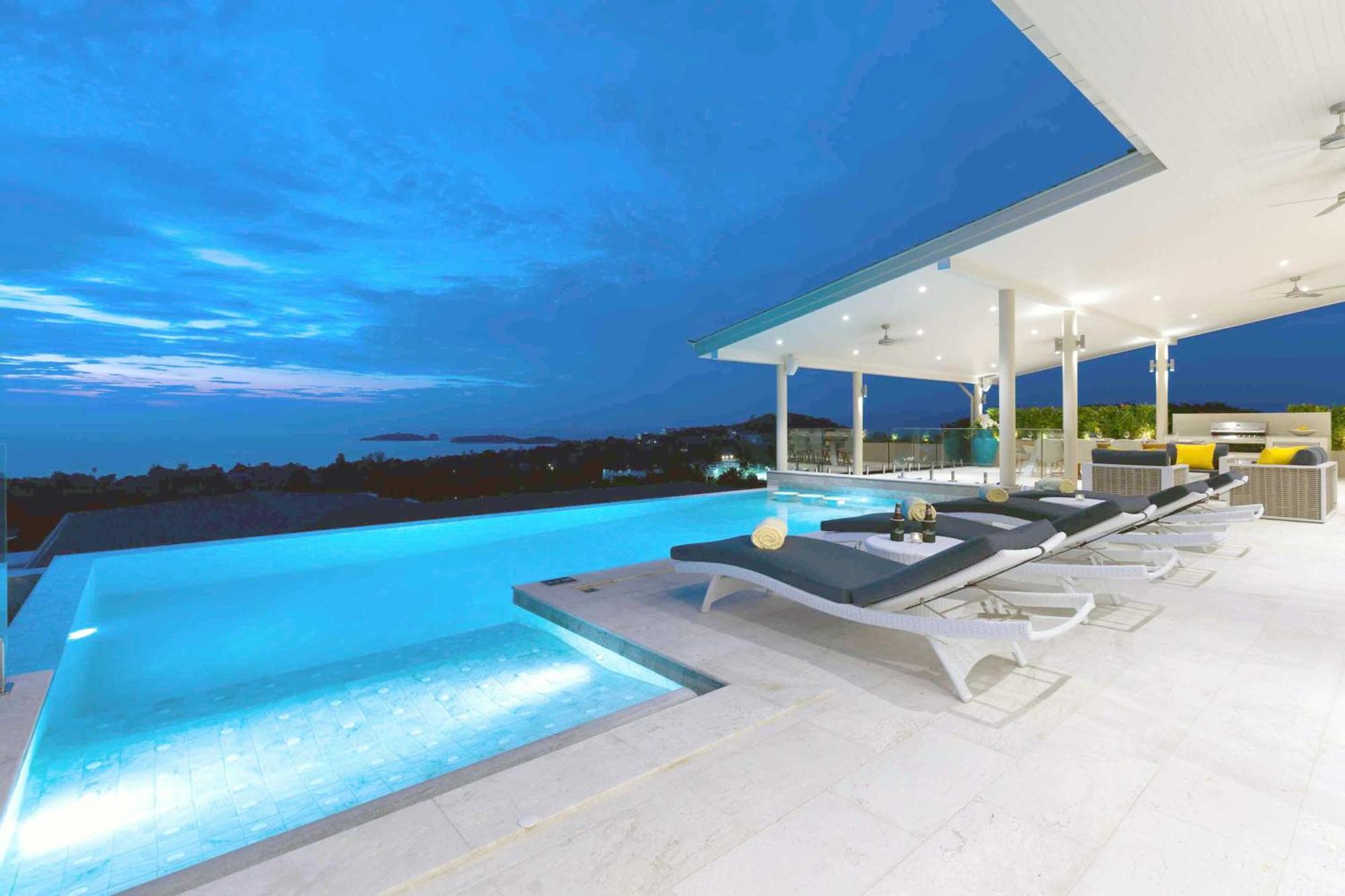Sunset Estates - Samui Luxury Villas Choeng Mon Kültér fotó