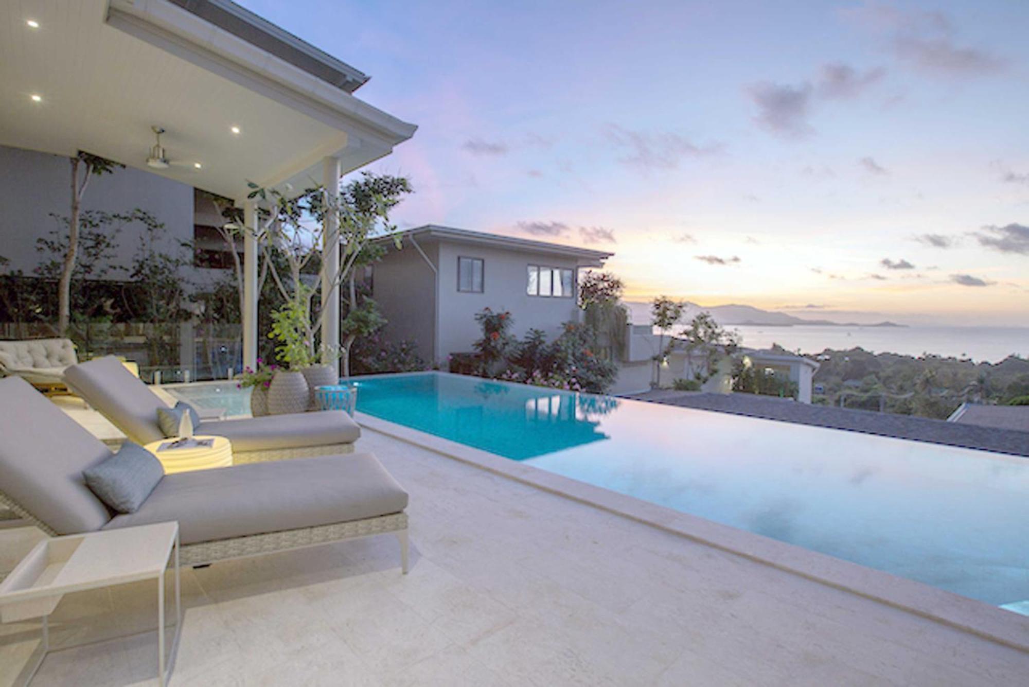 Sunset Estates - Samui Luxury Villas Choeng Mon Kültér fotó