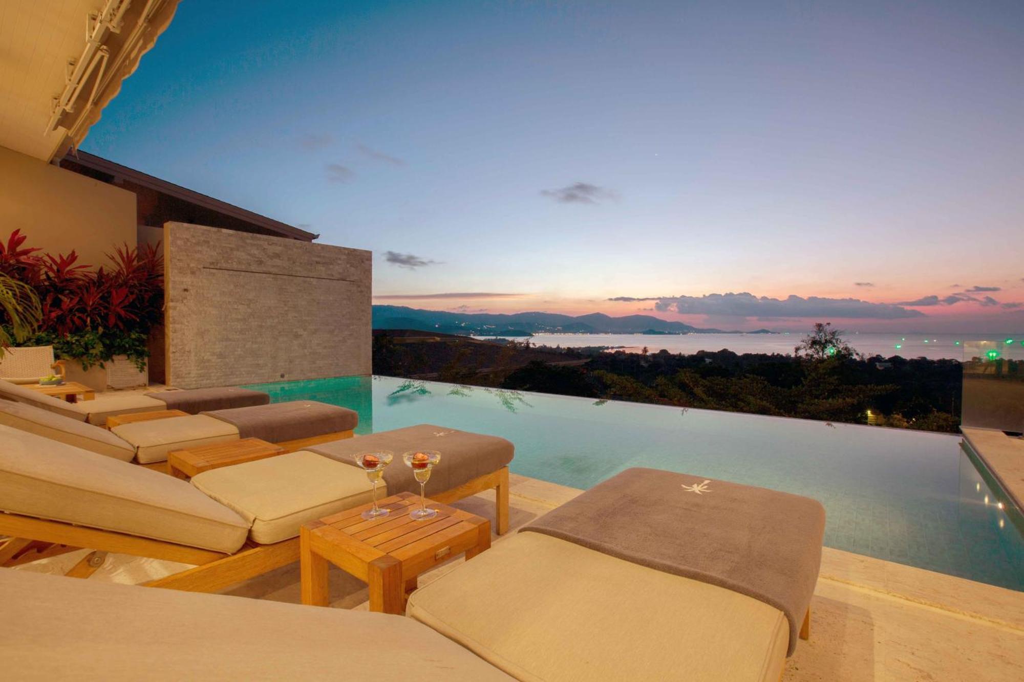 Sunset Estates - Samui Luxury Villas Choeng Mon Kültér fotó