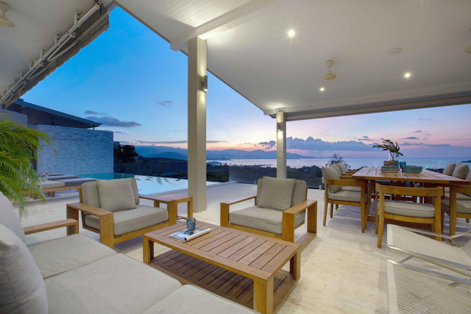 Sunset Estates - Samui Luxury Villas Choeng Mon Kültér fotó